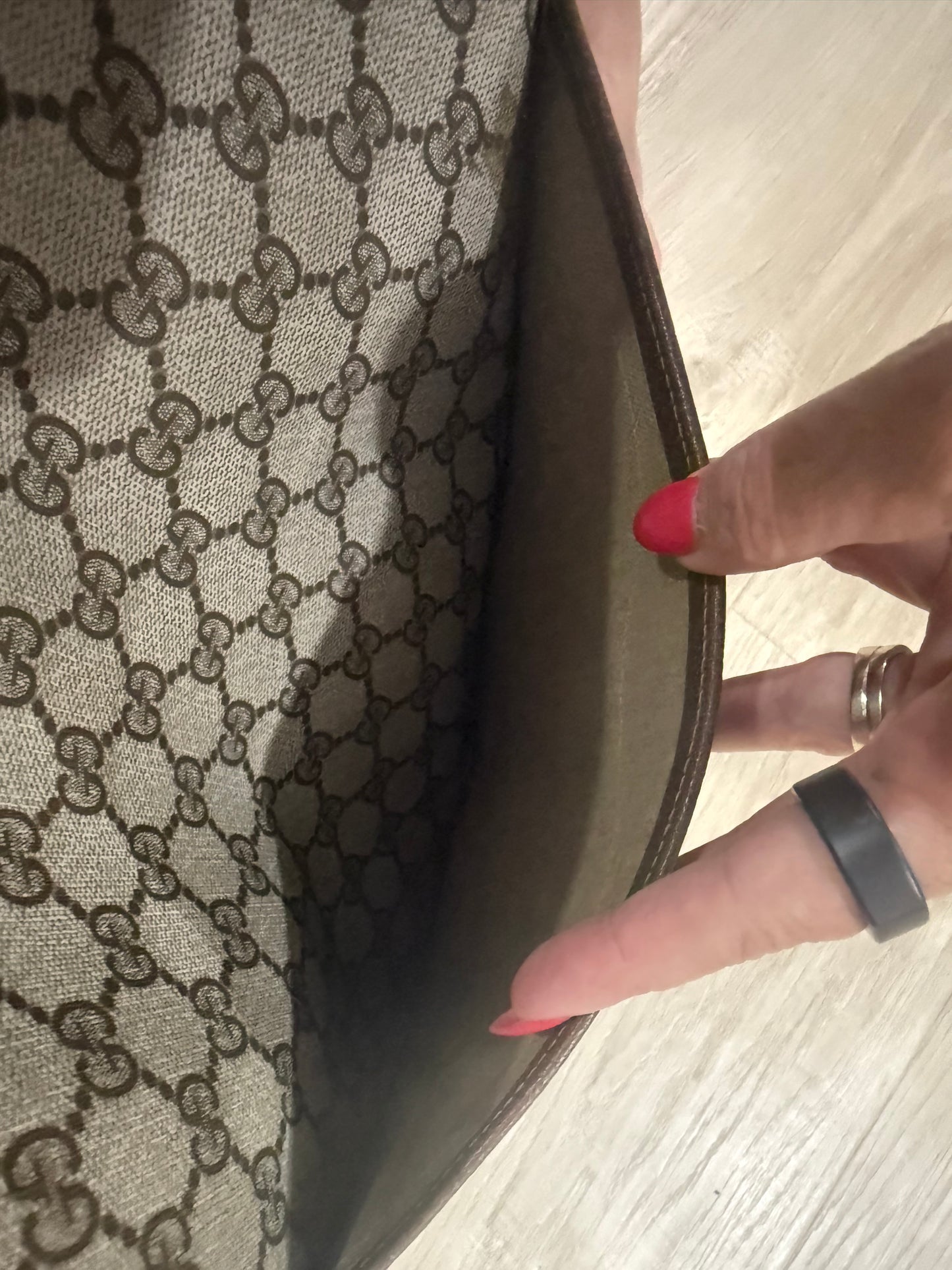 Gucci GG Sherry Line Tote, Vintage, Amazing Condition