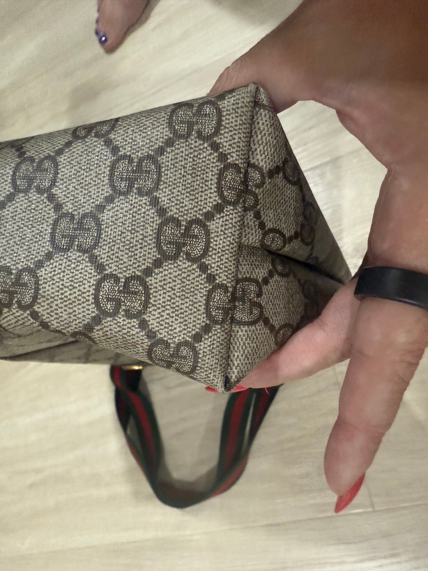 Gucci GG Sherry Line Tote, Vintage, Amazing Condition