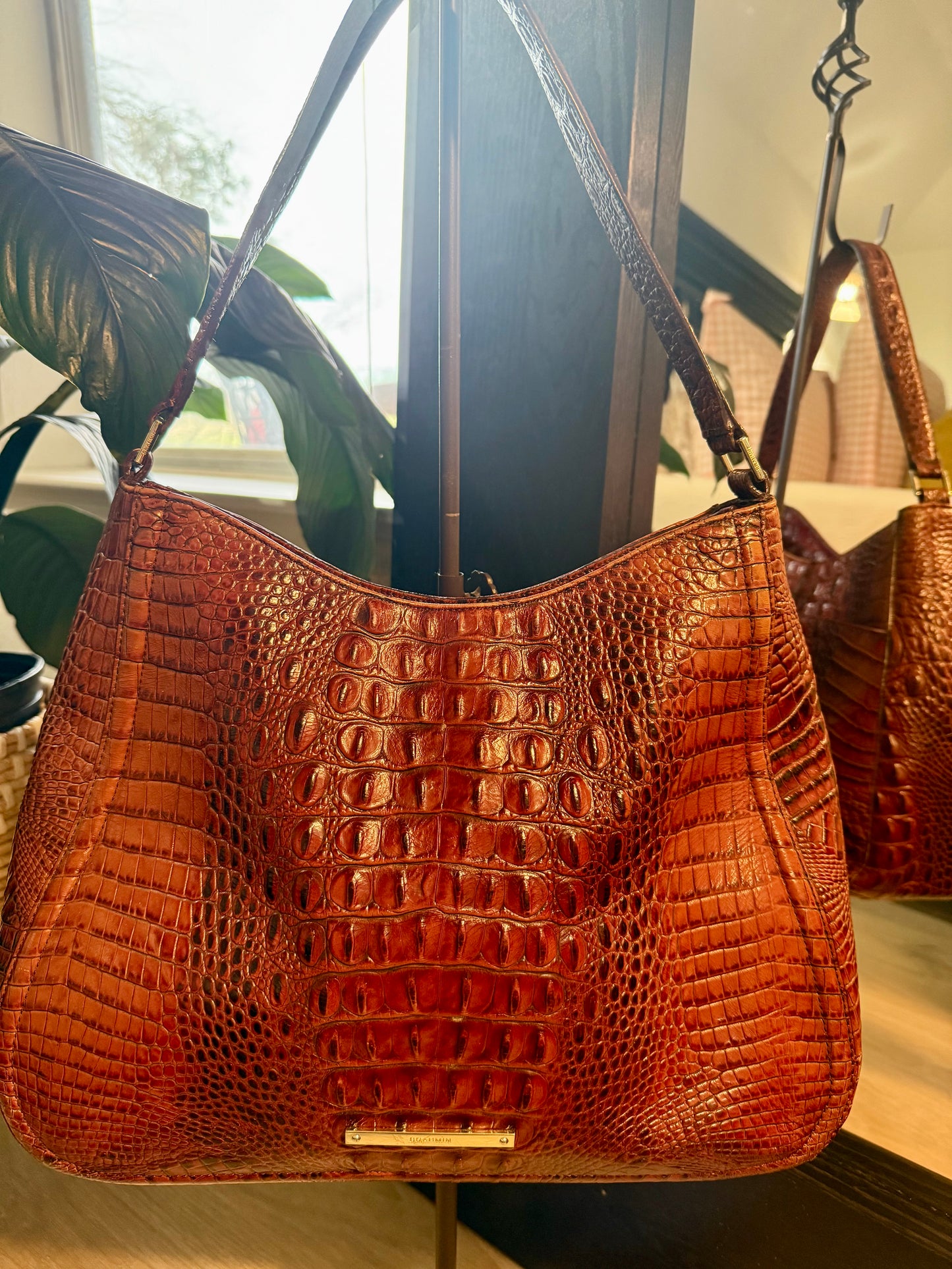 Authentic Brahmin Vada Hobo – Pecan Melbourne Leather