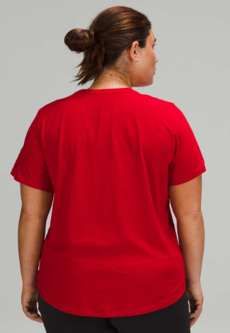 Lululemon Love Crew Short Sleeve T-Shirt - Dark Red