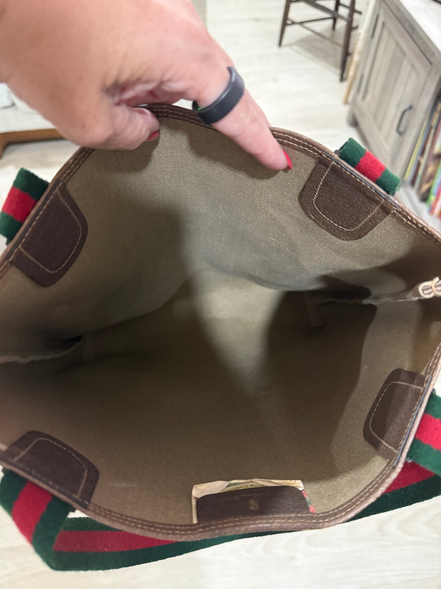 Gucci GG Sherry Line Tote, Vintage, Amazing Condition
