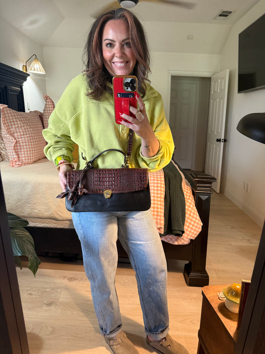 Authentic Brahmin Amata Satchel – Lady Tuscan + Rises Melbourne
