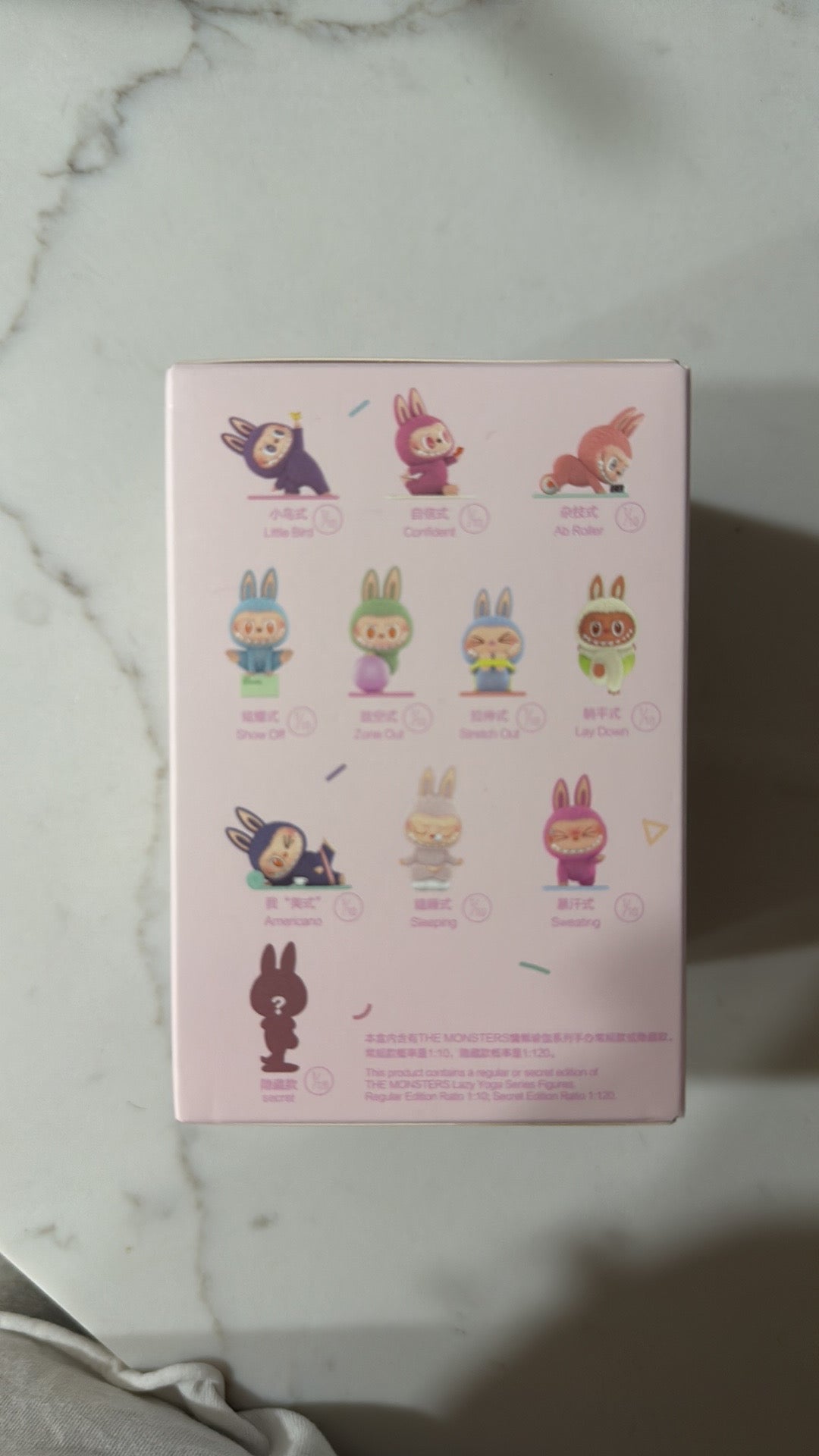 The Monsters Lazy Yoga Series, authentic, unopened