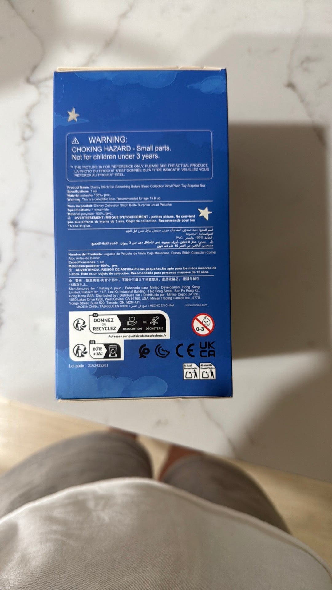 Disney Stitch Miniso Surprise Blind box, Authentic