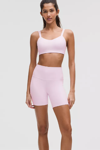 Align HR Short 6" - Pink Organza