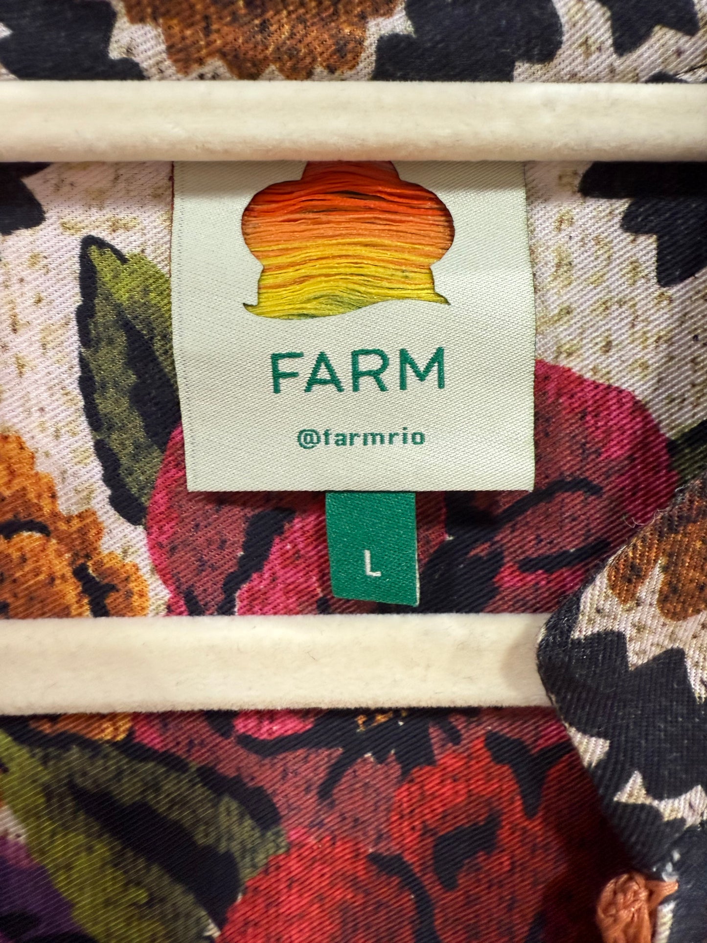 FARM Rio Flower Tapestry Maxi Dress – Size L