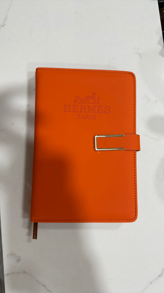 Hermès Novelty VIP Notebook/Agenda Cover Orange Rare, Authentic GWP