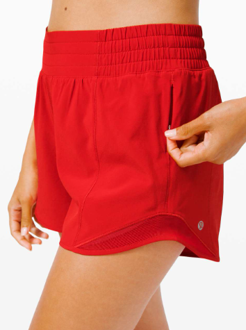 Hotty Hot HR Short 4" - Dark Red
