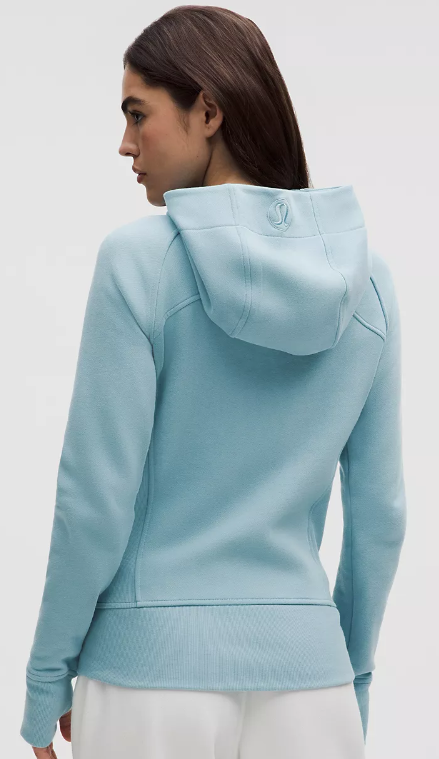 Scuba Full-Zip Hoodie - Washed Blue