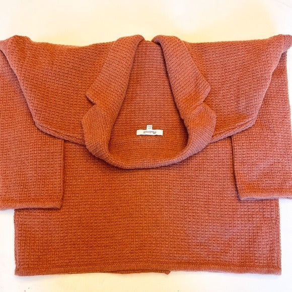 Madewell Rust Orange Merino Wool Textured Blazer Sweater Jacket Cardig –  Hippie Hydrangea Boutique & Resale