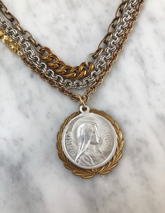 VINTAGE UP-CYCLED COIN NECKLACE